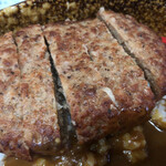 木の小屋 - ハンバーグ、ボリュームが凄い