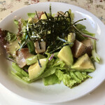 レストラン花の木 - アボガドとマグロのサラダ。