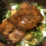 中華蕎麦 とみ田 - 角煮トロめし (TOKYO-X希少部位）