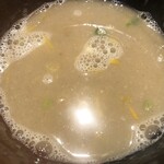 中華蕎麦 とみ田 - スープ割り