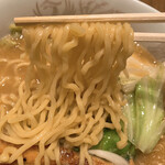 海の幸こうたろう - 特製みそラーメンの麺