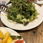 Italian Kitchen VANSAN  - 今回グリーンサラダを注文。本当にグリーン。