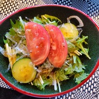 鉄板焼おおみ - サラダ