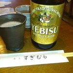 蕎麦 すぎむら - グラスも冷えてます(*^_^*)