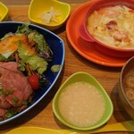 チャワン - 山芋とろとろ赤身肉のローストビーフご飯