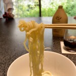 イチリン ハナレ - 麺リフトアップ（やり慣れなくて笑いを誘ってしまいました）