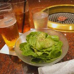 焼肉うしごろ 銀座店 - サラダ