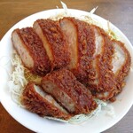 Minami Shinshuu Biru Chokuei Resutoran Ajiwai Koubou - 南信州豚ソースかつ丼(1,280円)