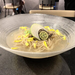 Japanese Soba Noodles 蔦 - ガラスの器