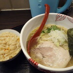 麺処 あす花 - 貝出汁白醤油らーめん