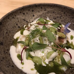 nou - 枝豆と白イカのsalad