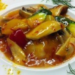 五味五香 - 大海老の泡辣醤炒め（アップ）