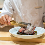 肉屋 雪月花 NAGOYA - マルシンの昆布締めの叩き