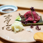 肉屋 雪月花 NAGOYA - マルシンの昆布締めの叩き