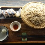 Sobakiri Kuromugi - 鯖寿司と蕎麦のセット ¥1000