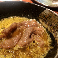 よろにく - トリュフすき焼き。サマートリュフ