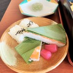 お食事処 さくら亭 - 神通のますの寿司。