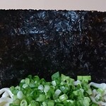 中華そば処 琴平荘 - テイクアウト 温タレつけ麺の海苔
