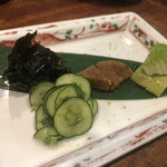 遊亀 祇園店 - 漬物盛り合わせ♪