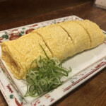 遊亀 祇園店 - だし巻きまるごと1本明太子♪