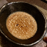 まさら庵TAKUMI - デザート盛り合わせのチャイのブリュレ。
      甘すぎず美味しかった♡