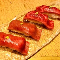 青山まんぷく - 和牛赤身握り寿司