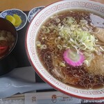 咲来 - しょうゆラーメン＆ほたて御飯（2020/1/29）