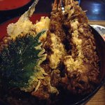 更科 - 更科 ＠佐野 天丼 アップ
