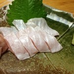 磯じま - ヒラメ縁側刺身