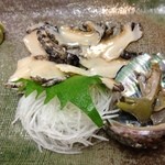 磯じま - アワビ刺身