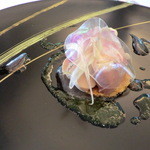 アマンダンヒルズ - 前菜：フォアグラと鴨肉のコンフィ