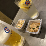 大衆酒場 モツレ - ビール、最強レモンサワー、選べるお通し