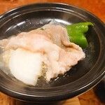 Ryokan Sazare Ishi Takashima - ★豚肉の陶板焼き