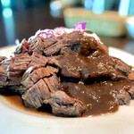 キャトルラパン - ステーキランチ 400g 味噌・ポン酢