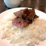 キャトルラパン - ステーキ 味噌 オンザライス