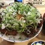 味処 叶 - 味噌カツ丼　ネギトッピング