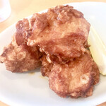 エスニックカリー　からみちゃん - 唐揚げを単品でお願いしました　正統派の大変美味しい唐揚げでした　写真と寸分違わぬ実物だし