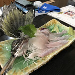 すし田 - 八角の刺身¥2.000