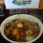 お食事処 たんぽぽひで - 醤油あんかけ焼きそば大盛り