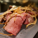 SIO syuji hijikuro - シャラン鴨ロースト、砂肝のコンフィ