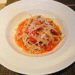 コグスダイニングカグラザカ - （追加）フレッシュトマトと新生姜のアラビアータ