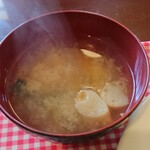レストハウス ポアール - 味噌汁アップ