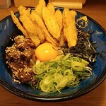 えびすやうどん 博多 - カルビぶっかけ＆ごぼう天