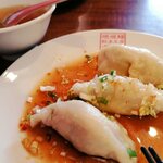 坦坦麺餃子工房 北京 - ランチに付いた水餃子