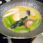 北璃宮 - 桜鱒の甘味噌鍋