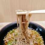 かつてん - 平打ち麺はモチモチ、ウマウマ！