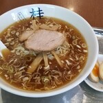 煮干しだし醤油ラーメン 桂 - ラーメン(小)750円&煮玉100円