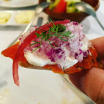 Katsuya charcoal grill steakhouse - サーモンマリネ