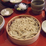 手打ちそば はやし - 三つ揃そば（せいろそば）