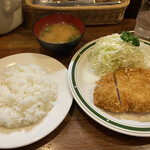 かつれつ四谷たけだ - ロースカツ定食　1280円